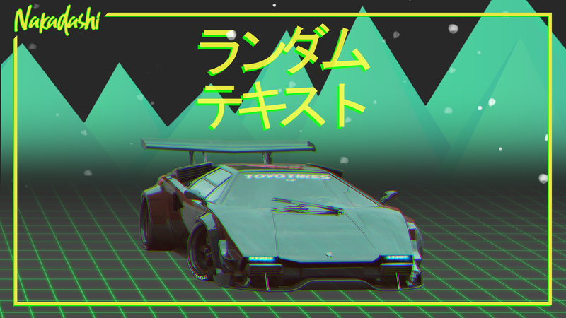 OutRun, car, Lamborghini Countach, Khyzyl Saleem, vehicle