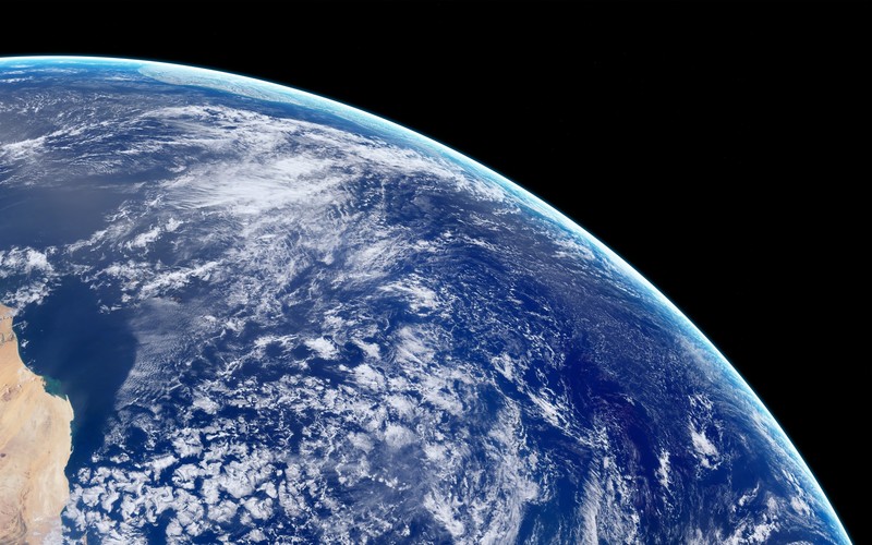 Earth, space, planet, atmosphere, space art