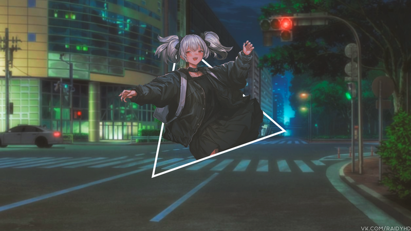 anime, anime girls, picture-in-picture