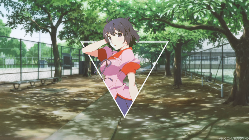 anime girls, picture-in-picture, anime, urban, big boobs, boobs