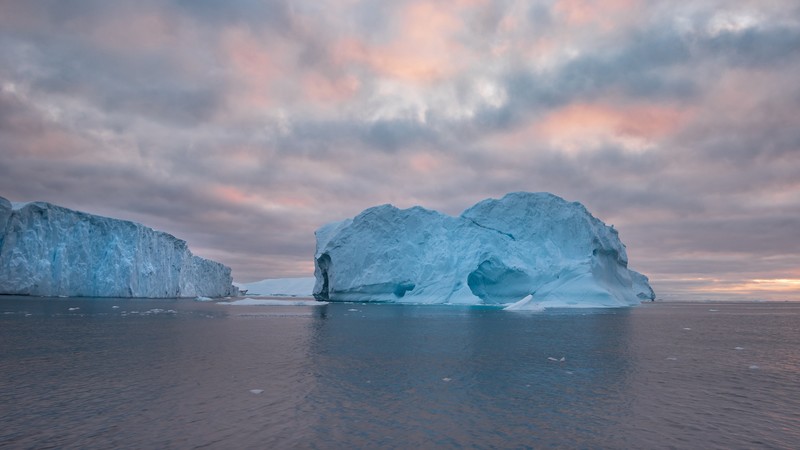 iceberg, sea, Arctic, nature