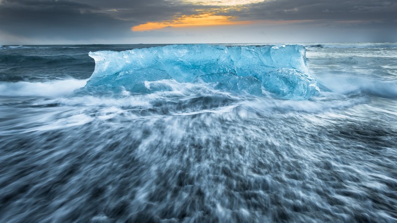 ice, nature, sea
