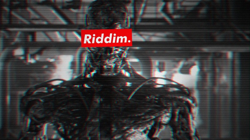 Riddim Dubstep, dubstep, glitch art, VHS, Terminator, Terminator 2, Terminator 3: Rise of the Machines, Terminator Genisys, robot, artwork, simple