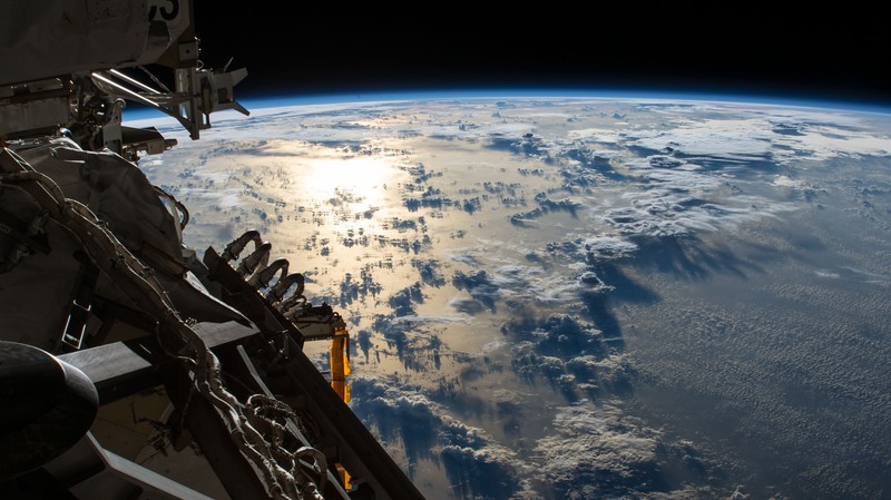 NASA, space, Pacific Ocean, ISS, Earth