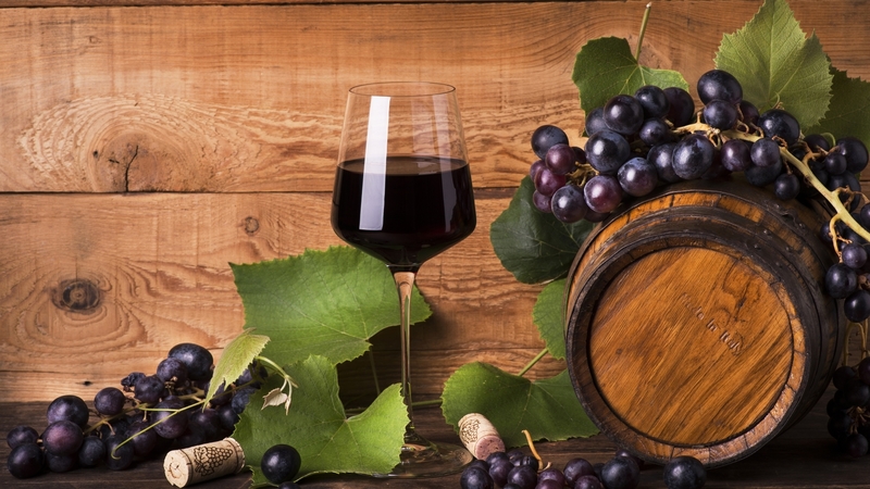 drink, glass, grapes, wine