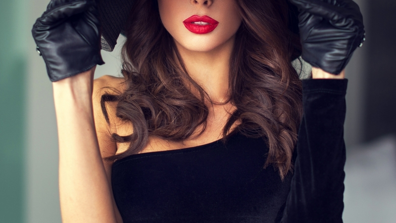 model, girl, makeup, hat