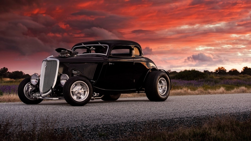 windows, desktop, hot rod
