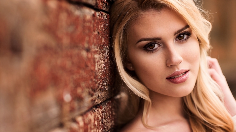 babe, model, blonde, lady, woman