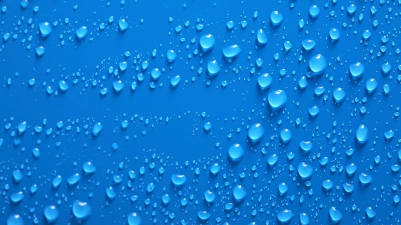 water drops, texture, summer, wall, blue