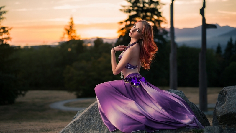 beauty, model, woman, redhead
