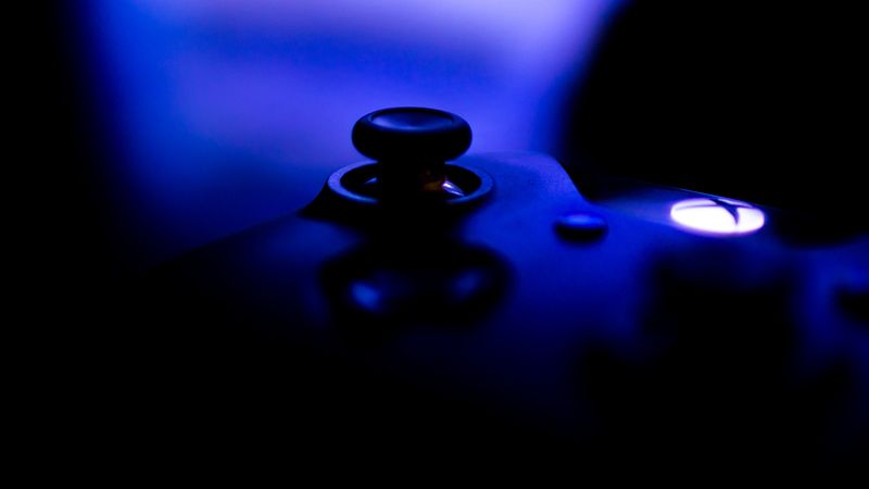 joystick, controller, backlight, dark, 4k