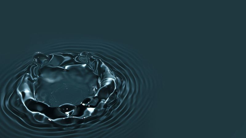 splash, spray, water, liquid, circles, 4k
