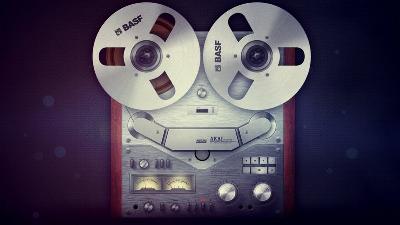 recorder, cg, tape, play