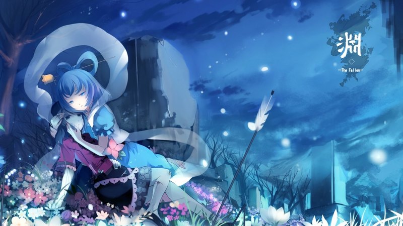 kaku seiga, flowers, touhou, field