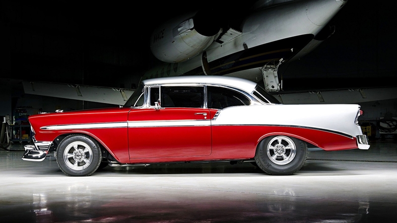 1956 pro street chevy, windows, desktop