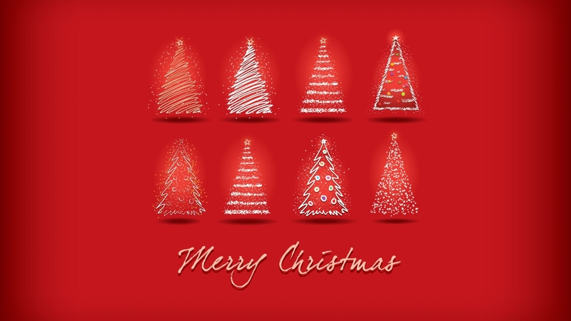 christmas, art, festival, cg