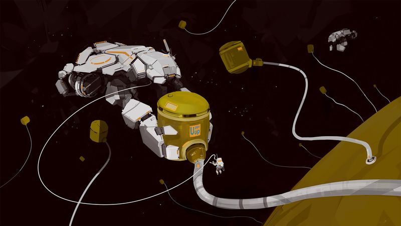 space, astronaut, spaceship, 4k