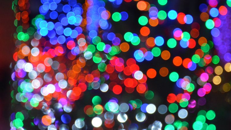 glare, bokeh, circles, bright, colorful, 4k