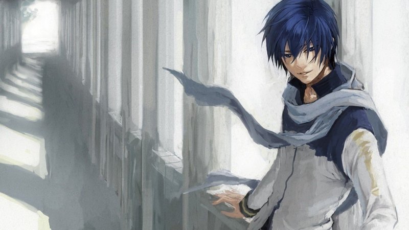 manga, boy, anime, blue