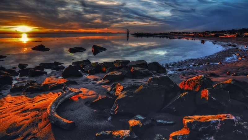 colorful, beach, cool, nature, fun, lake