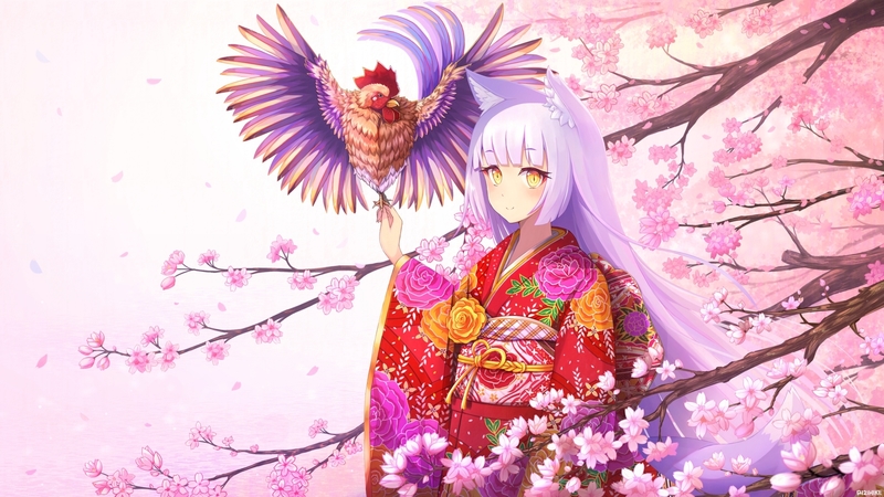 anime, cg, girl, oriental