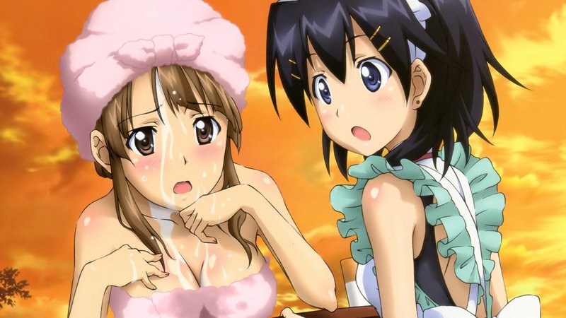 art, young, friend, girl, anime