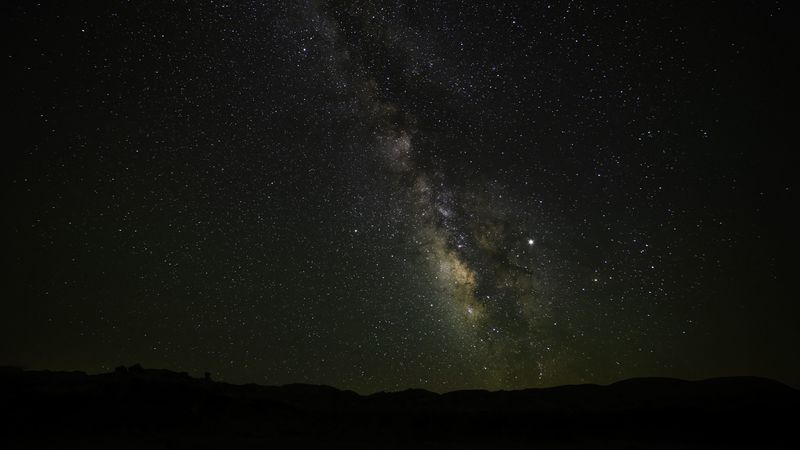 space, starry sky, night, dark, 4k