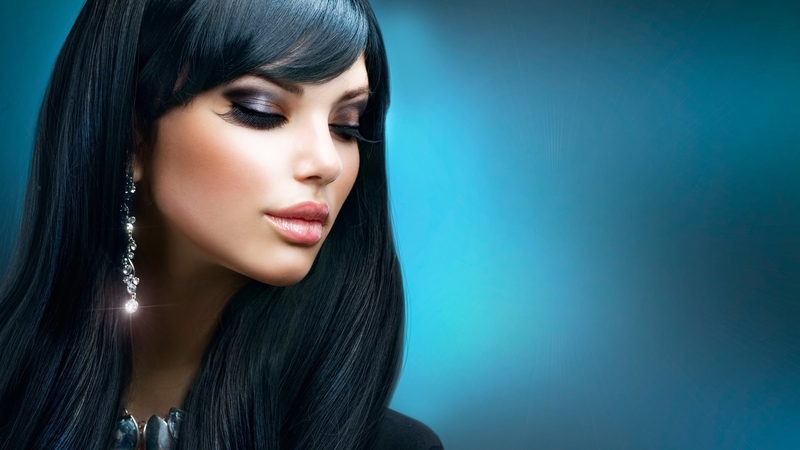model, girl, earrings, makeup