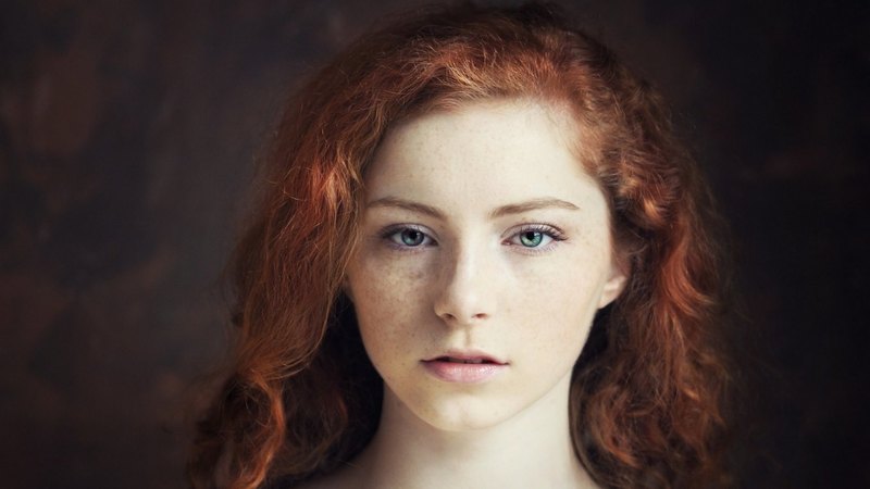 red, redhead, beautiful, woman, hair, girl, green, beauty, face, eyes