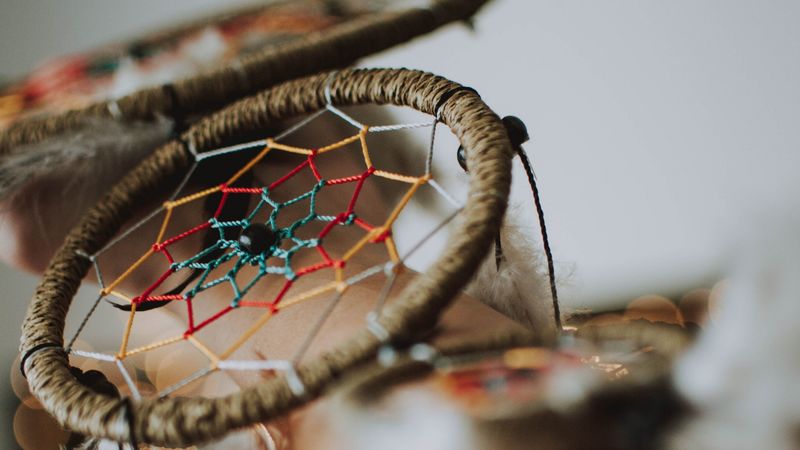 dreamcatcher, feathers, decoration, close-up, 4k
