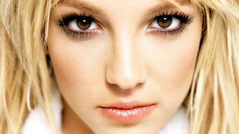 girl, blonde, britney spears, face, eyes, woman, singer