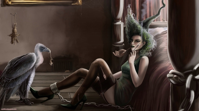 fantasy, cg, witch, women