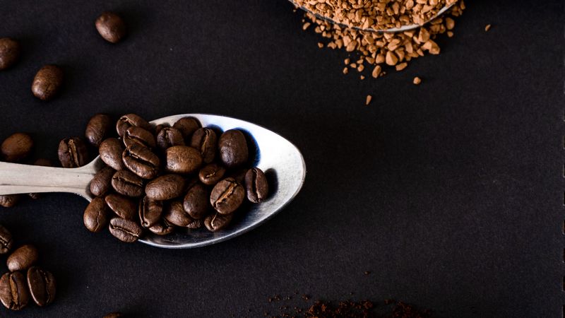 coffee, spoons, still life, 4k