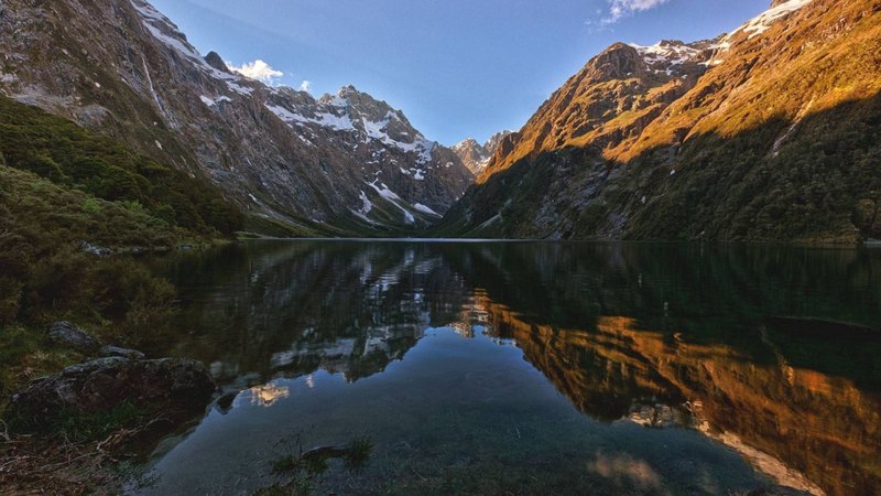 mountain, cool, nature, fun, lake