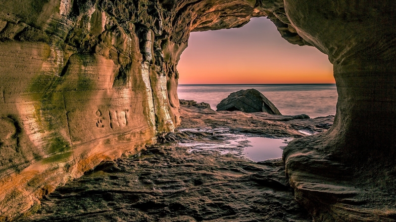 colors, rocks, sky, sea