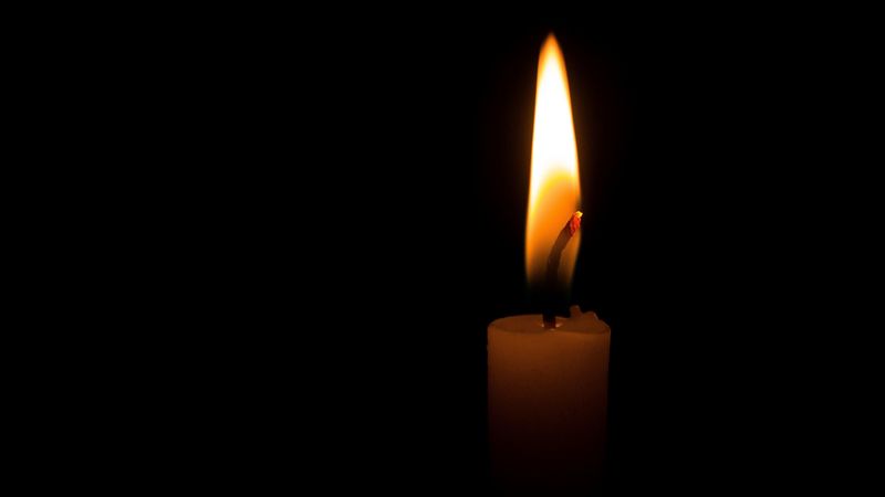 candle, wick, fire, wax, burning, dark, 4k