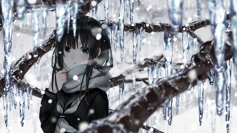 girl, anime, ice, manga, tagme, frozen