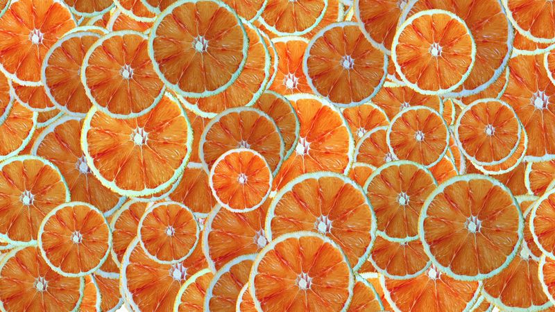 oranges, texture, citrus, fruit, 4k