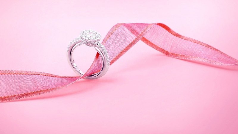 photo, ring, pink, diamond