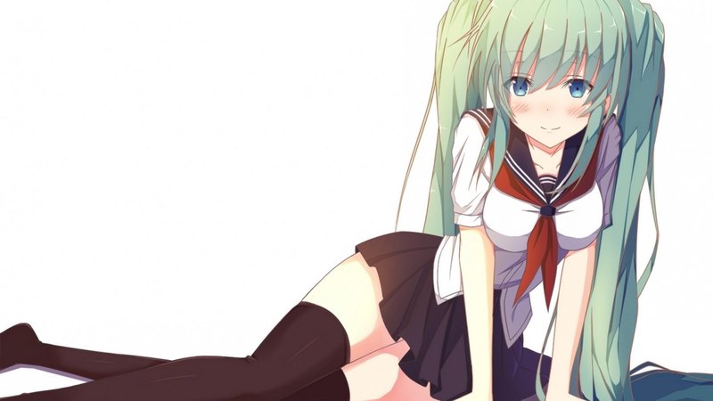 school, vocaloid, pretty, hatsune, uniform, miku, beautiful