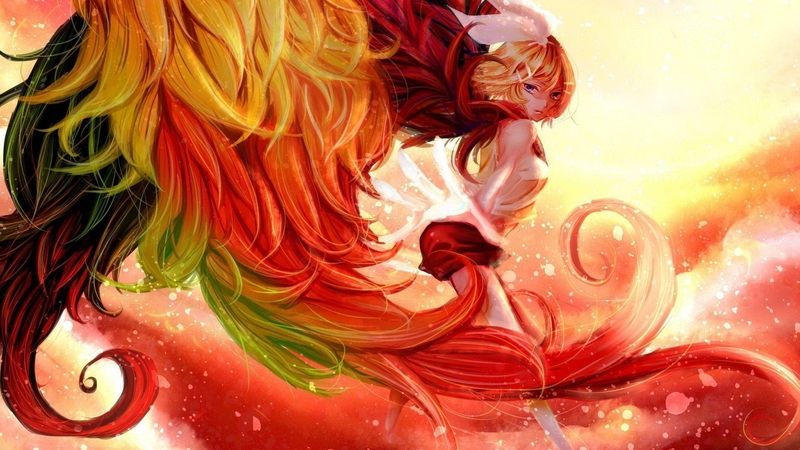 art, fantasy, wings, woman