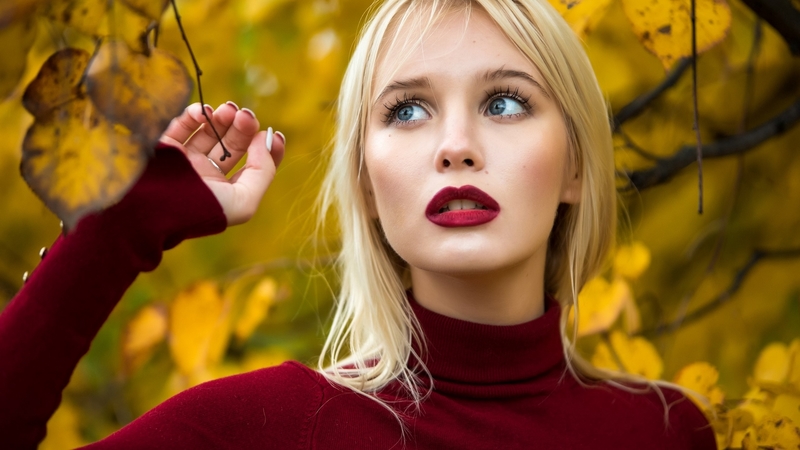 babe, model, blonde, lady, woman