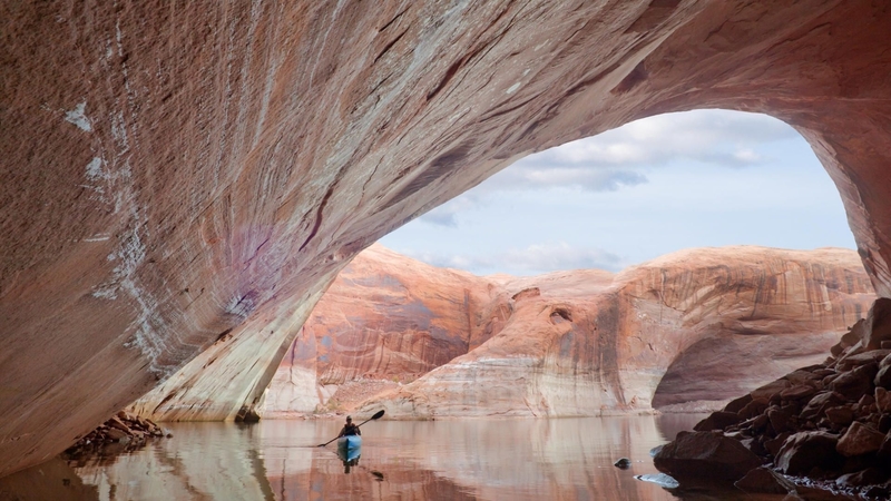 utah, arch, powell, america, lake