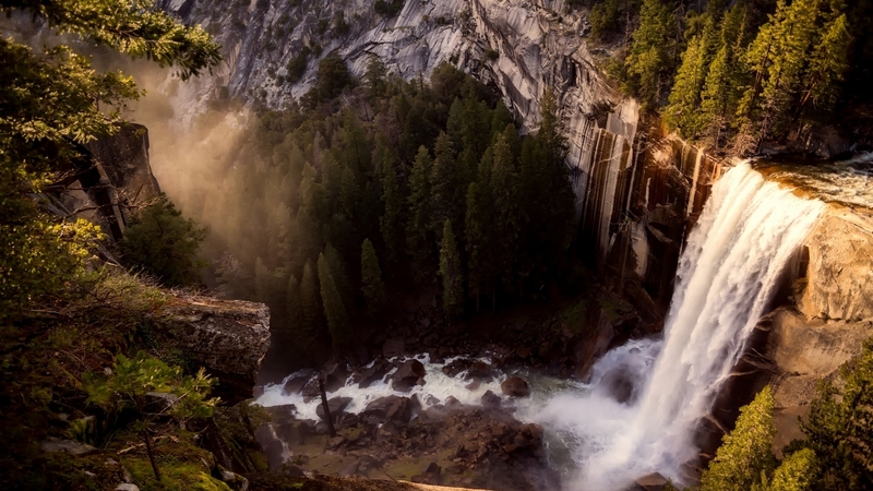 rural, water, nature, country, waterfalls