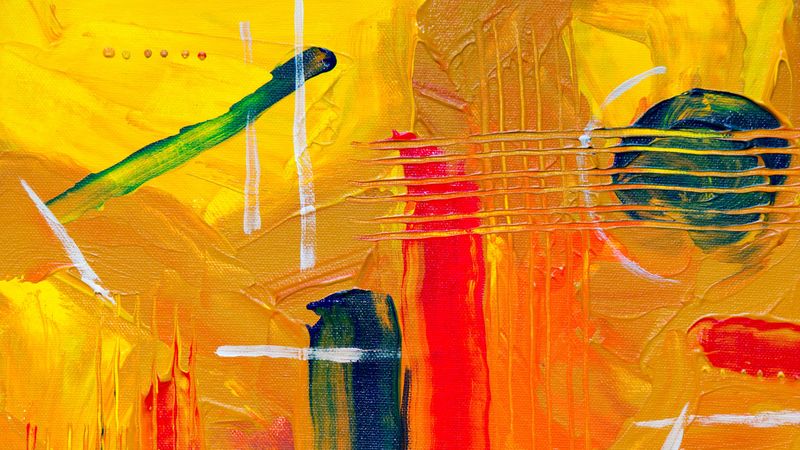 paint, canvas, lines, stains, surface, irregularities, 4k