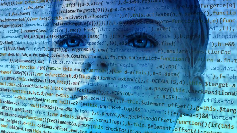robot, code, computer code, programming, artificial intelligence, 4k