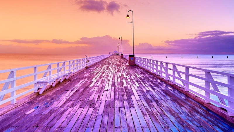 sunset, sky, clouds, sea, splendor, paradise, nature, evening, landscape