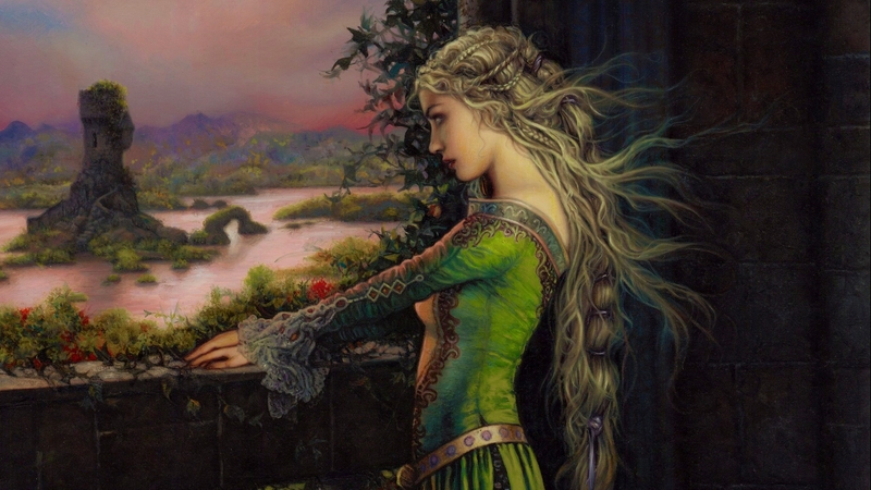 girl, art, fantasy, digital, princess, woman