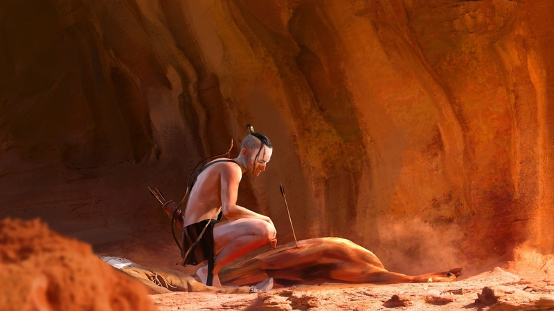 art, man, fantasy, hunter