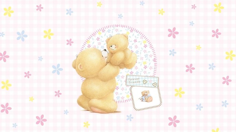children, toy, card, cute, cub, day, white, teddy bear, pink, blue